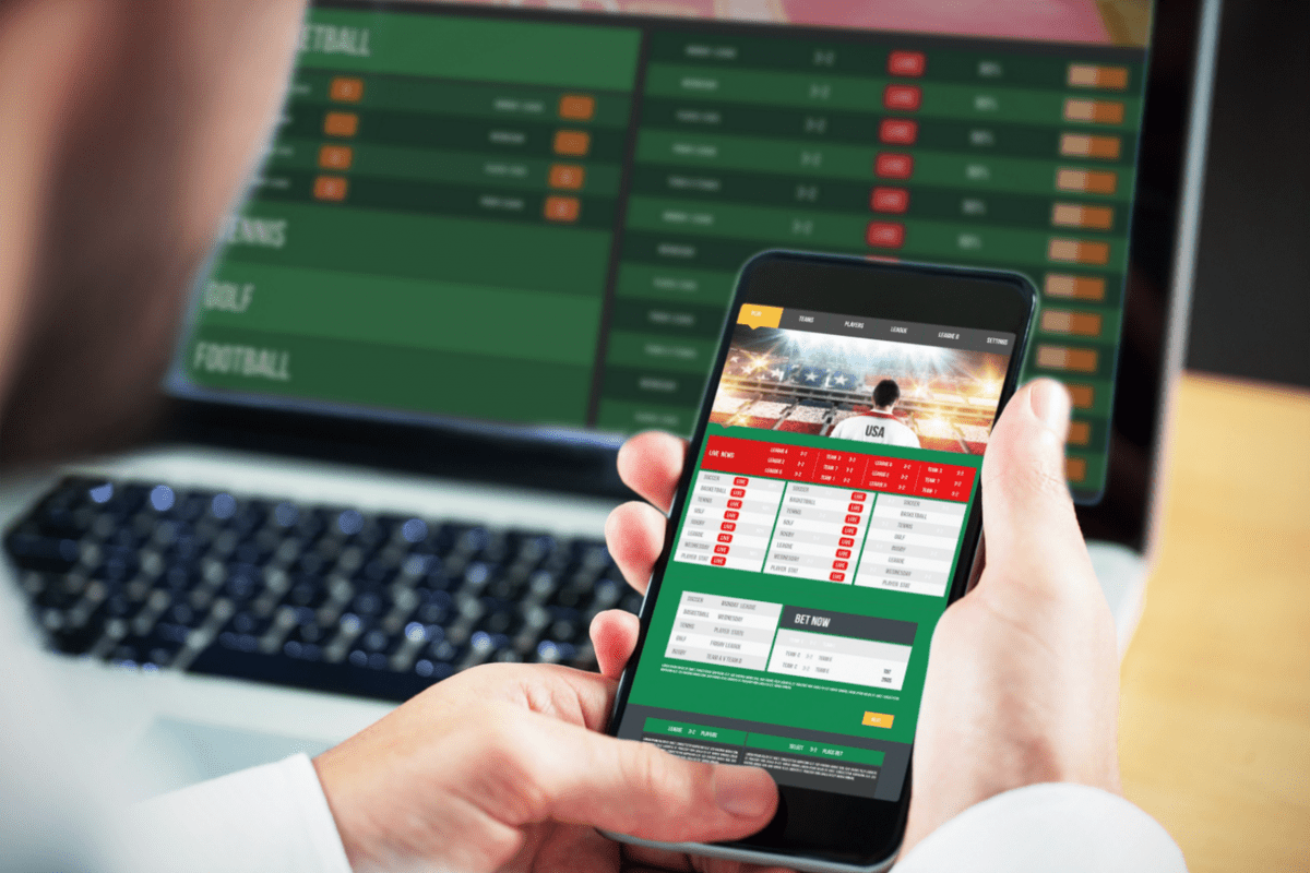 رهان مباشر على الهاتف